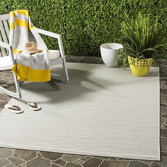 Safavieh Courtyard Collection Tama Geometric Indoor/Outdoor Square Area Rug