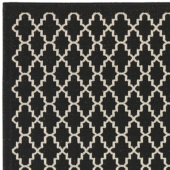 Safavieh Courtyard Collection Bora Geometric Indoor/Outdoor Square Area Rug