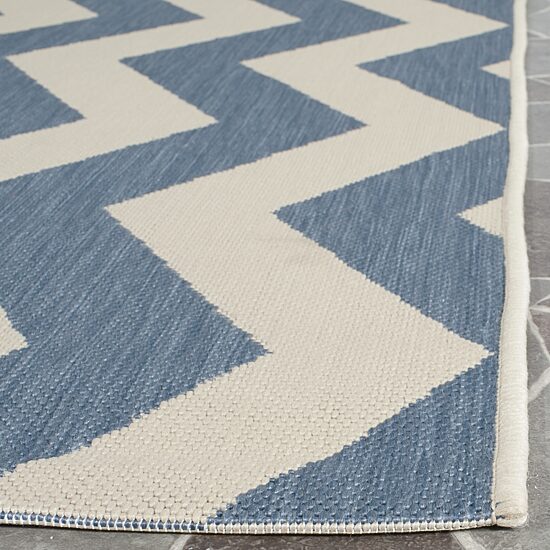 Safavieh Courtyard Collection Kalisha Geometric Indoor/Outdoor Square Area Rug