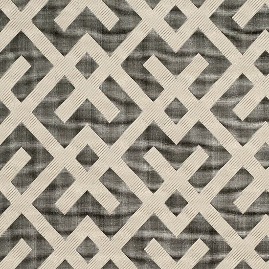 Safavieh Courtyard Collection Darrin Geometric Indoor/Outdoor Square Area Rug