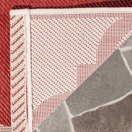 Safavieh Courtyard Collection Gina Geometric Indoor/Outdoor Area Rug