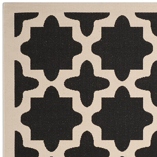Safavieh Courtyard Collection Bokhara Geometric Indoor/Outdoor Square Area Rug