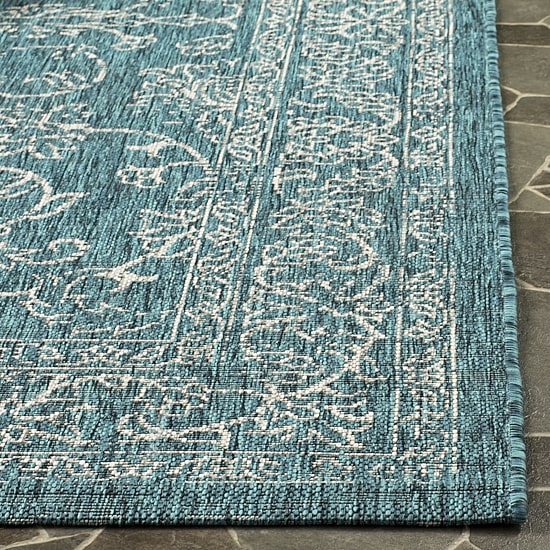 Safavieh Courtyard Collection Clarissa Oriental Indoor/Outdoor Runner Rug