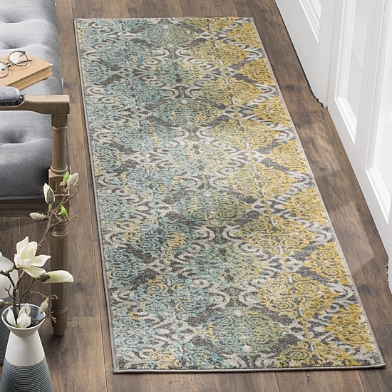 Safavieh Catriona Damask Rectangular Runner