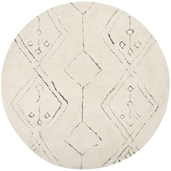 Safavieh Casablanca Collection Claud Geometric Round Area Rug