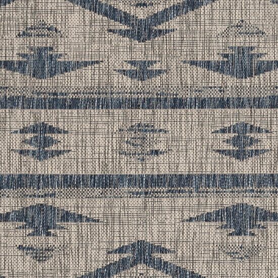 Safavieh Courtyard Collection Easton Geometric Indoor/Outdoor Square Area Rug