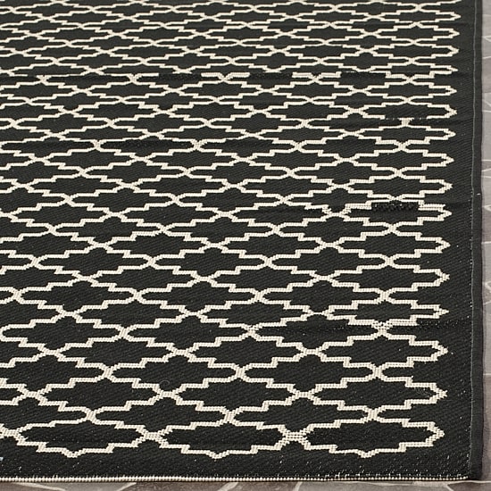 Safavieh Courtyard Collection Bora Geometric Indoor/Outdoor Square Area Rug