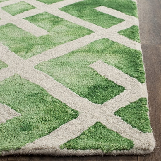 Safavieh Dip Dye Collection Earleen Geometric Runner Rug