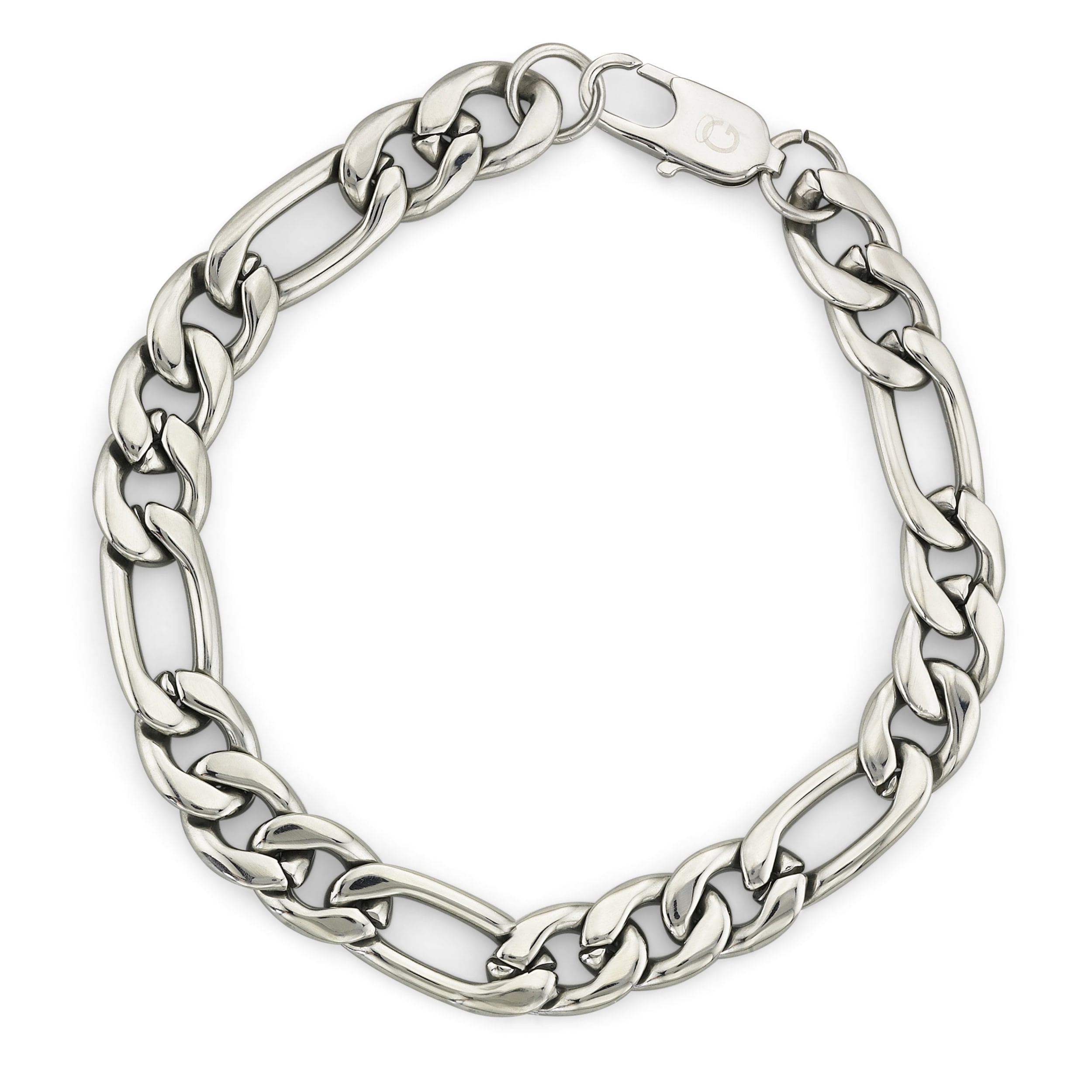 Mens Figaro Bracelet Stainless Steel