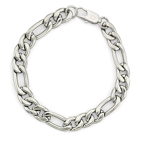 Mens Figaro Bracelet Stainless Steel