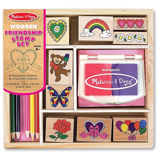 Melissa & Doug Friendship Stamp Set Craft Kit