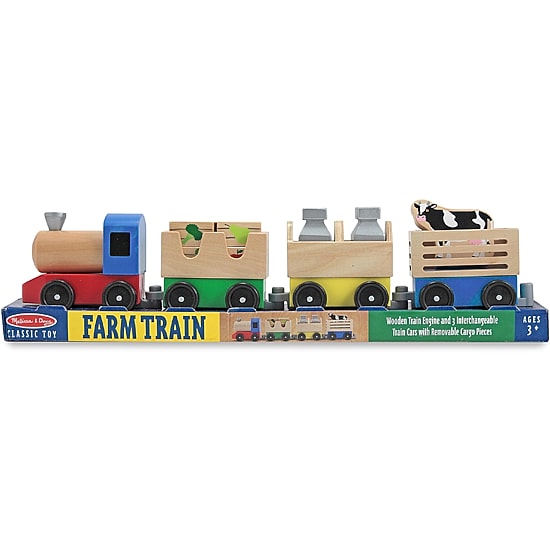 Melissa & Doug Farm Train Interactive Toy