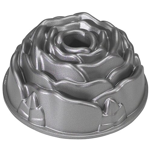 Nordicware Rose Bundt Pan, One Size, Silver