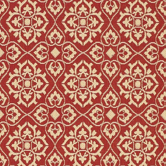 Safavieh Courtyard Collection Spots Oriental Indoor/Outdoor Square Area Rug