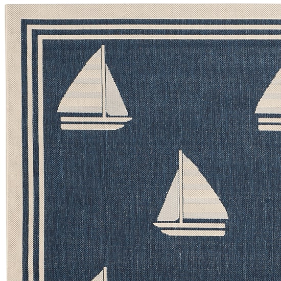 Safavieh Courtyard Collection Palden Geometric Indoor/Outdoor Runner Rug