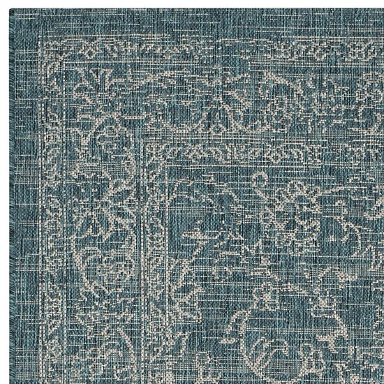 Safavieh Courtyard Collection Clarissa Oriental Indoor/Outdoor Square Area Rug