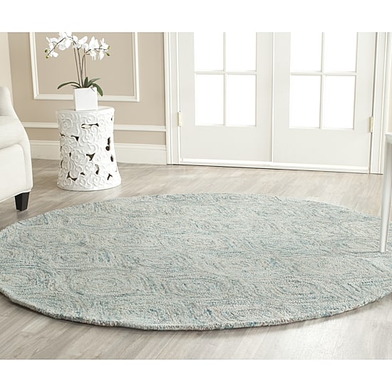 Safavieh Ikat Collection Cheshunt Geometric Round Area Rug