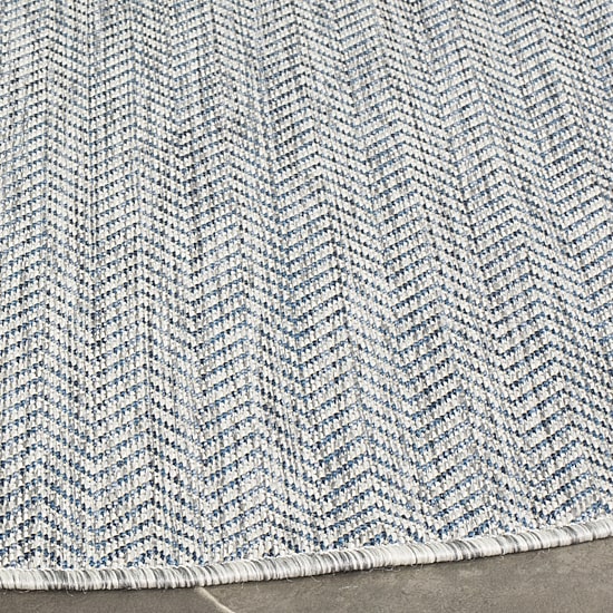 Safavieh Courtyard Collection Katelyn Geometric Indoor/Outdoor Square Area Rug