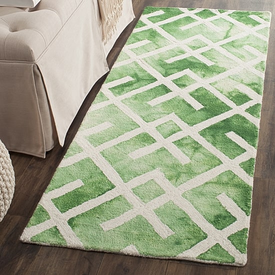 Safavieh Dip Dye Collection Earleen Geometric Runner Rug