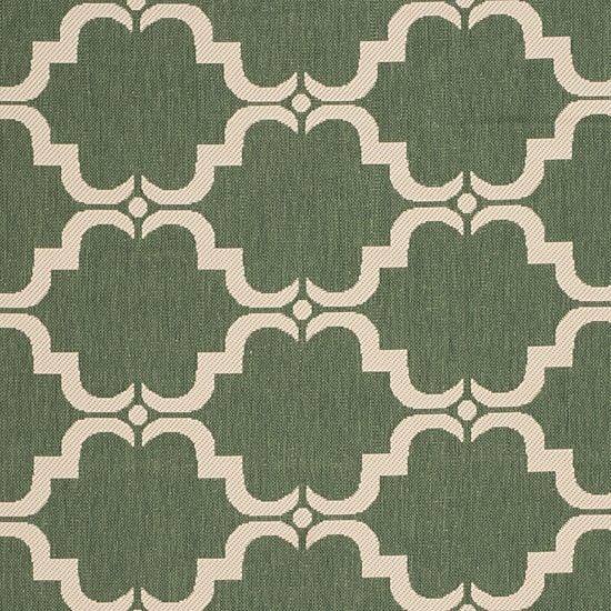 Safavieh Courtyard Collection Jobeth Geometric Indoor/Outdoor Round Area Rug