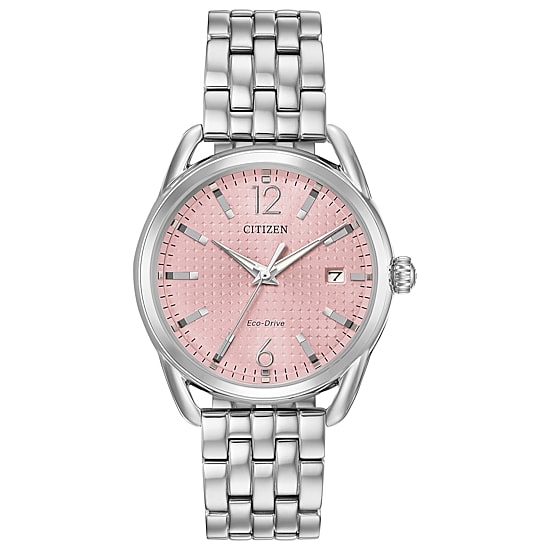 Drive from Citizen Womens Silver Tone Stainless Steel Bracelet Watch Fe6080-71x