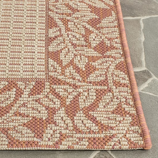 Safavieh Courtyard Collection Chad Oriental Indoor/Outdoor Square Area Rug