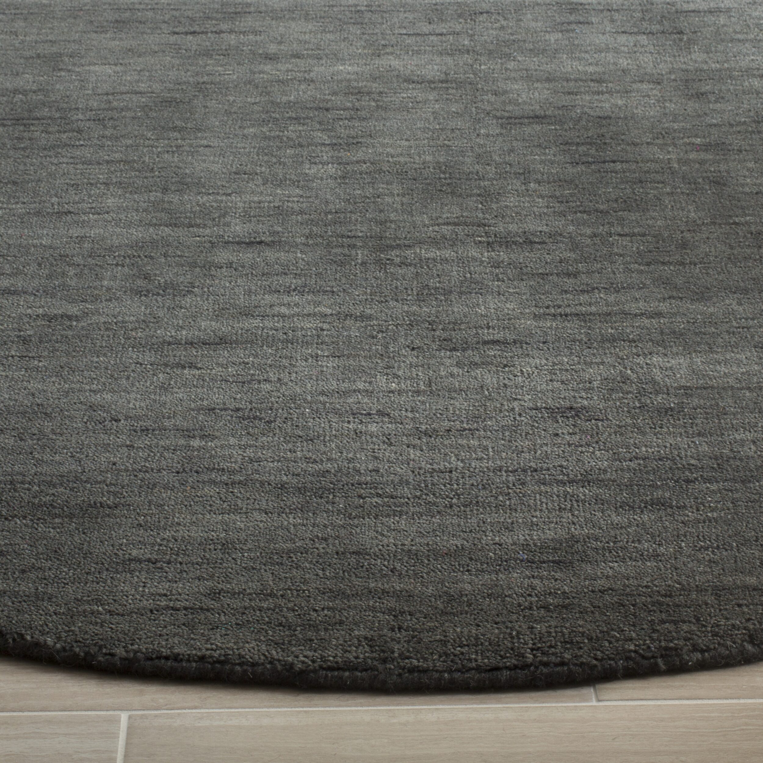 Safavieh Himalaya Collection Letters Solid Round Area Rug