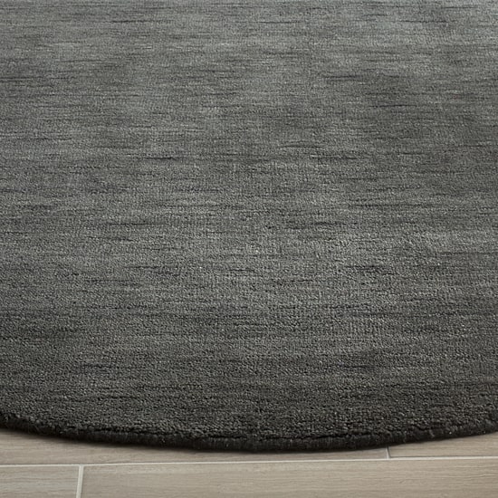 Safavieh Himalaya Collection Letters Solid Round Area Rug