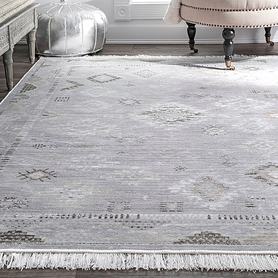 nuLoom Vintage Tribal Maida Fringe Area Rug