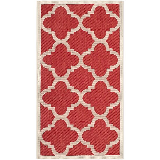 Safavieh Courtyard Collection Gina Geometric Indoor/Outdoor Area Rug