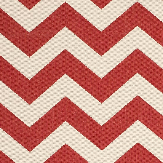 Safavieh Courtyard Collection Cennetig Chevron Indoor/Outdoor Runner Rug