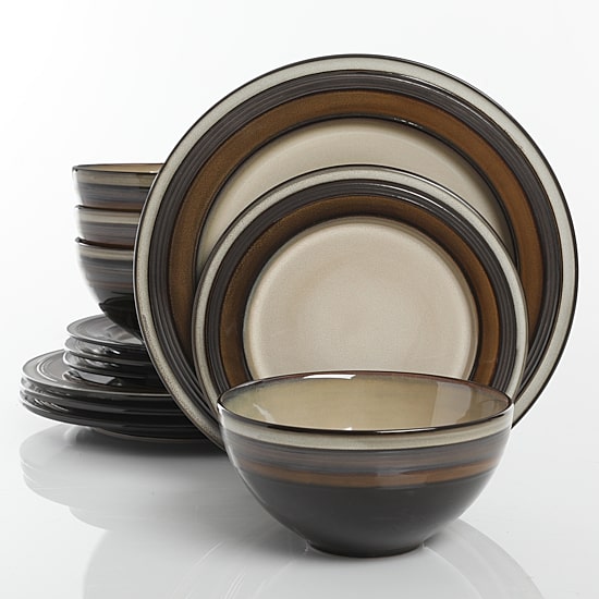 Gibson 12-pc. Stoneware Dinnerware Set