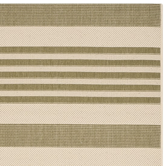 Safavieh Courtyard Collection Santos Stripe Indoor/Outdoor Area Rug