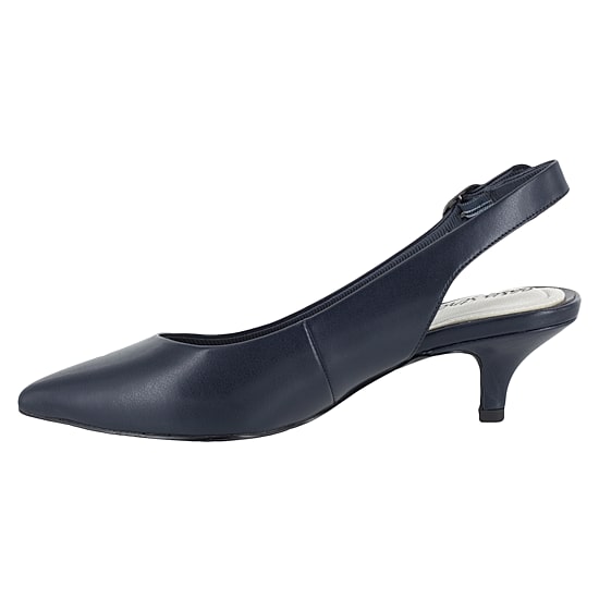 Easy Street Faye Womens Pointed Closed Toe Kitten Heel Pumps