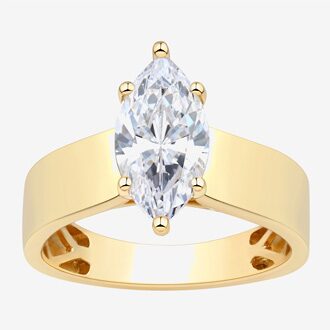 2 CT TW LGWD 14K Gold Marquise Solitaire Ring