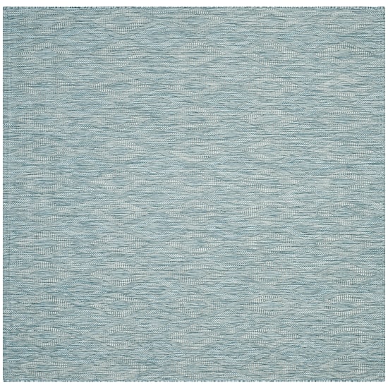 Safavieh Courtyard Collection Elisa Geometric Indoor/Outdoor Square Area Rug