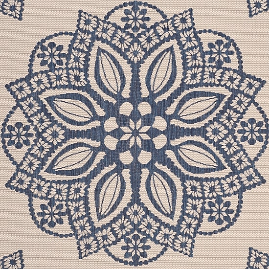 Safavieh Courtyard Collection Kimberly Oriental Indoor/Outdoor Square Area Rug