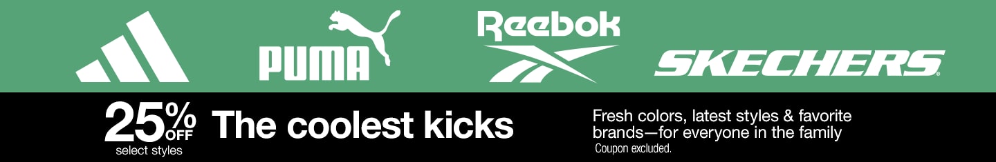 25% off Athletic Shoes