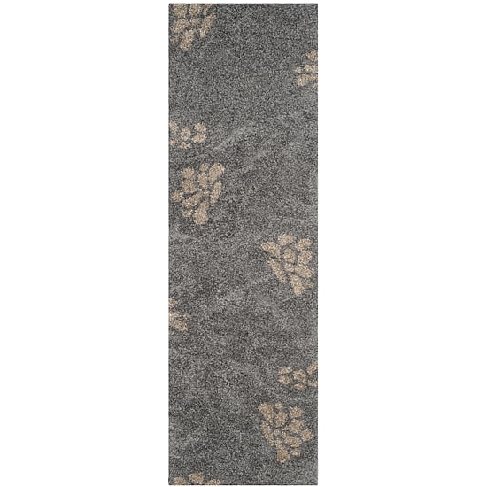 Safavieh Shag Collection Brock Floral Runner Rug