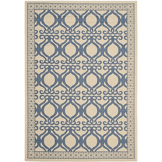 Safavieh Courtyard Collection Desi Geometric Indoor/Outdoor Area Rug