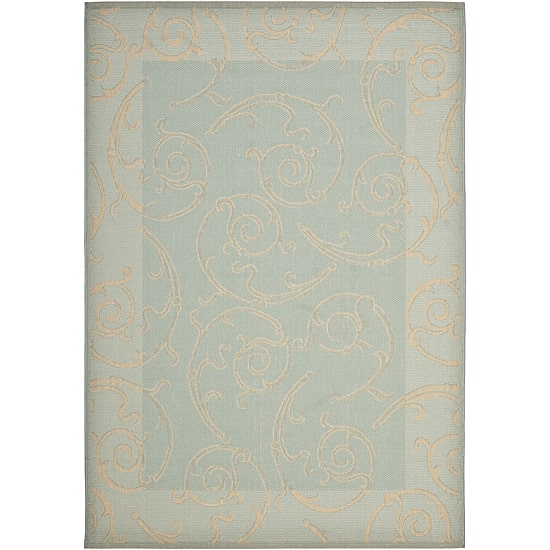 Safavieh Courtyard Collection Cletus Geometric Indoor/Outdoor Area Rug