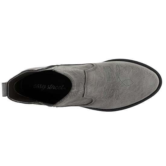Easy Street Womens Legend Block Heel Booties