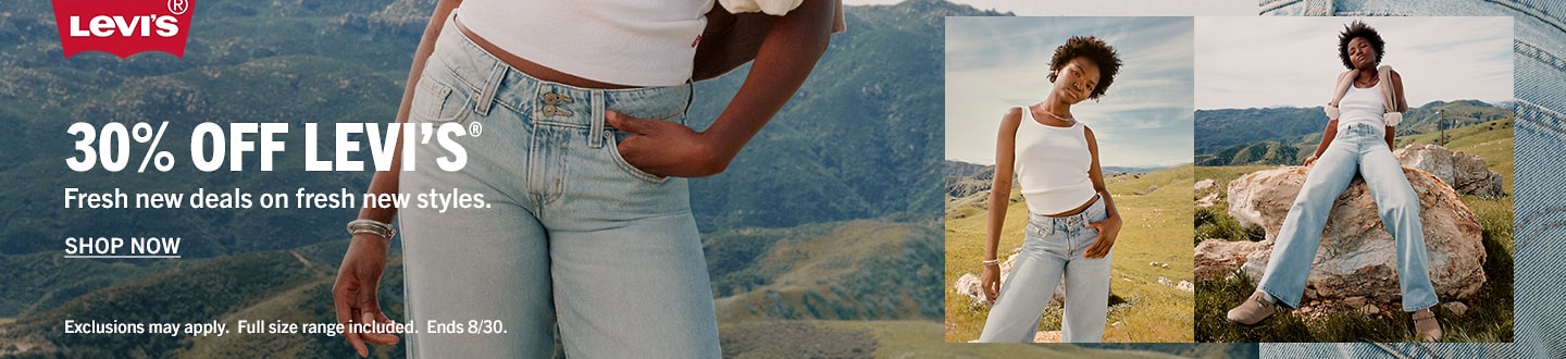 30 percent off Levi's