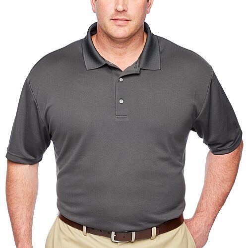 PGA TOUR Airflux Big and Tall Mens Short Sleeve Polo Shirt, 3x-large, Gray