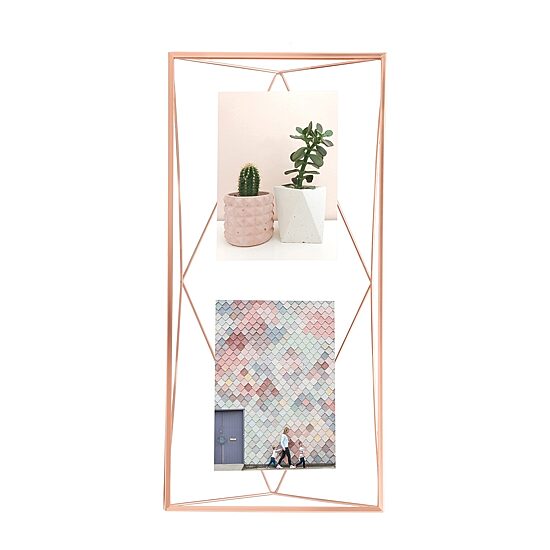 Umbra Prisma Photo Display 3 Openings Copper 3-Opening Tabletop Frame