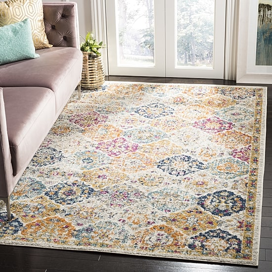 Safavieh Madison Collection Sally Geometric Square Area Rug