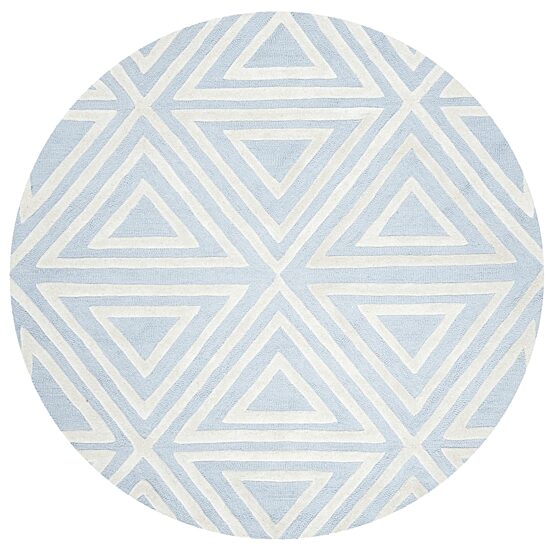 Safavieh Kids Collection Elijah Geometric Round Area Rug