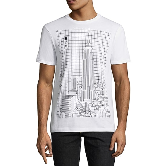 Zoo York Mens Crew Neck Short Sleeve Logo Graphic T-Shirt