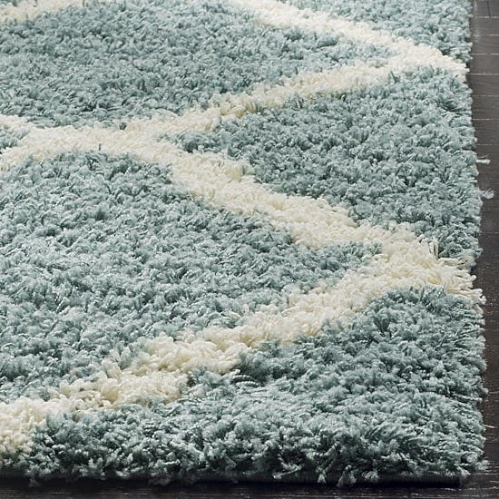 Safavieh Dallas Shag Collection Caris Geometric Square Area Rug