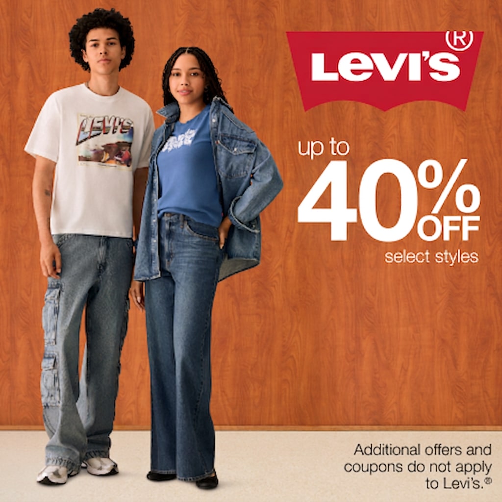 40% off Levis